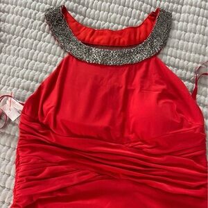 Red dress. Still with tags